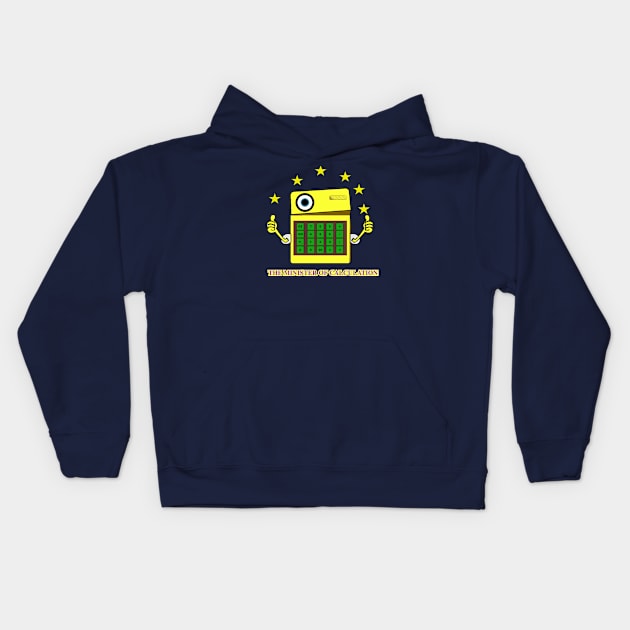 The minister of calculation Kids Hoodie by Hbshop